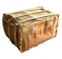 Плитки Пуэр Шу в бамбуковом листе, 5 шт. по 100 гр.